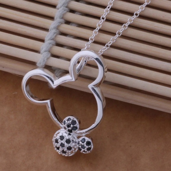 Mickey  sterling silver necklace - Picture 2 of 4